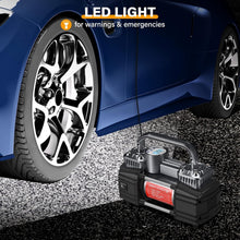 Load image into Gallery viewer, Versatile Car and Bike Tire Inflator with LED and Digital Gauge - Travel Ready