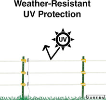 Load image into Gallery viewer, 1,320 Feet Yellow Electric Fence Polywire - Easy Install for Temporary Fencing