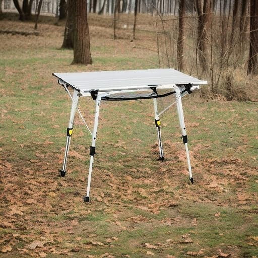 Versatile Aluminum Folding Table for Camping with Quick Setup - 132 lbs Capacity