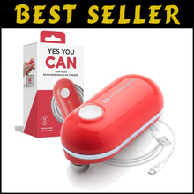 Load image into Gallery viewer, Portable Mini Electric Can Opener – USB-C Rechargeable, Ideal for Home &amp; Travel