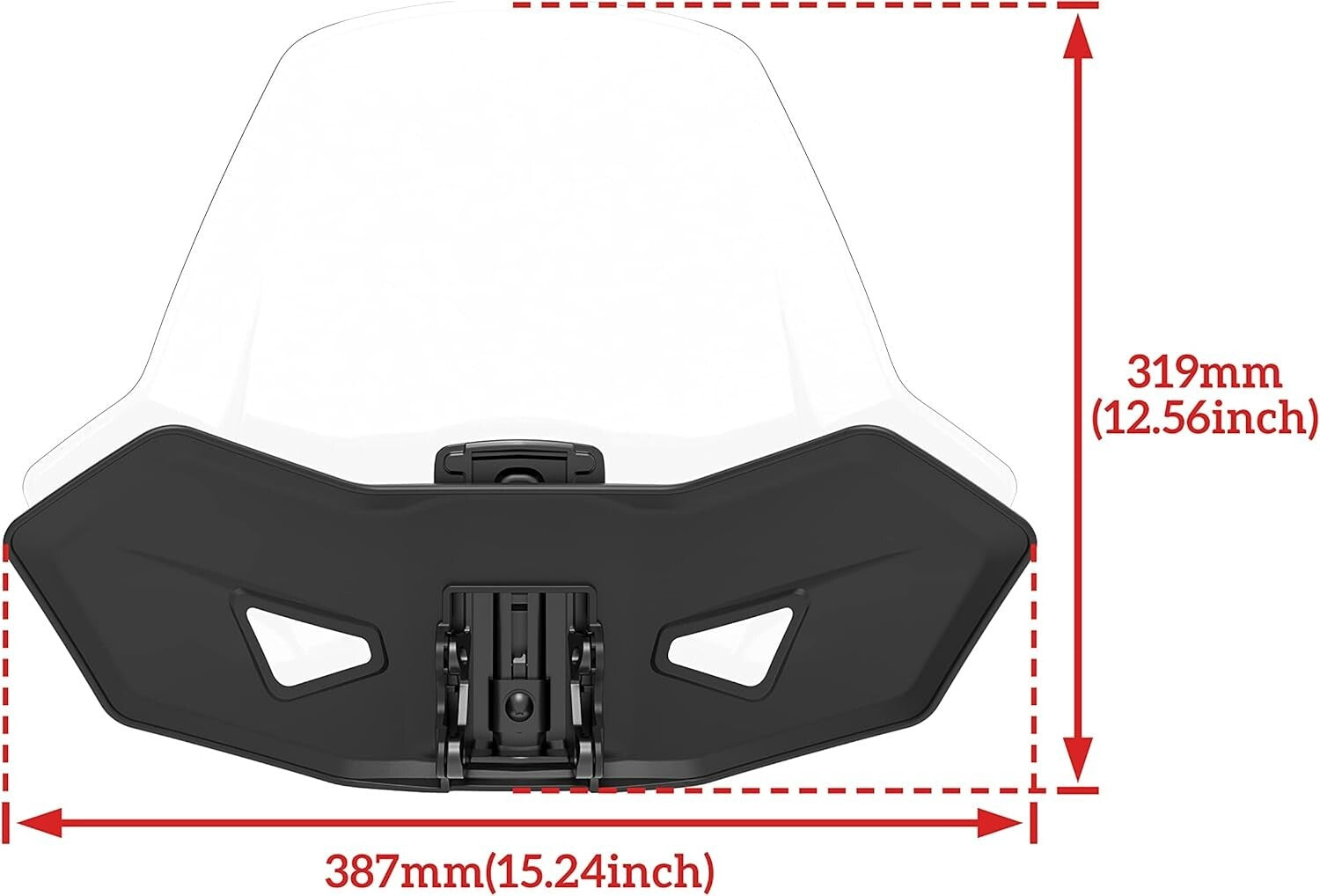 Dust-Resistant Front Windshield for All Can-Am Ryker Models - Easy Installation