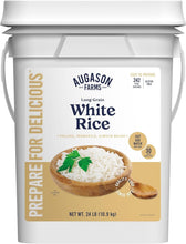 Load image into Gallery viewer, Versatile Long Grain White Rice in 4-Gallon Pail - Perfect for Camping &amp; Storage