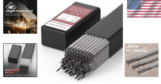 10LB E7018 1/8'' Stick Electrodes - All Position, Low Spatter Welding Solution