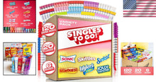 Load image into Gallery viewer, Bulk 120ct Drink Mix Pack – Sugar-Free 20 Flavors from Skittles, Sonic &amp; More