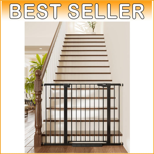 36" Extra Tall Baby Gate - Adjustable 29.7-48" Wide Safety Gate for Pets