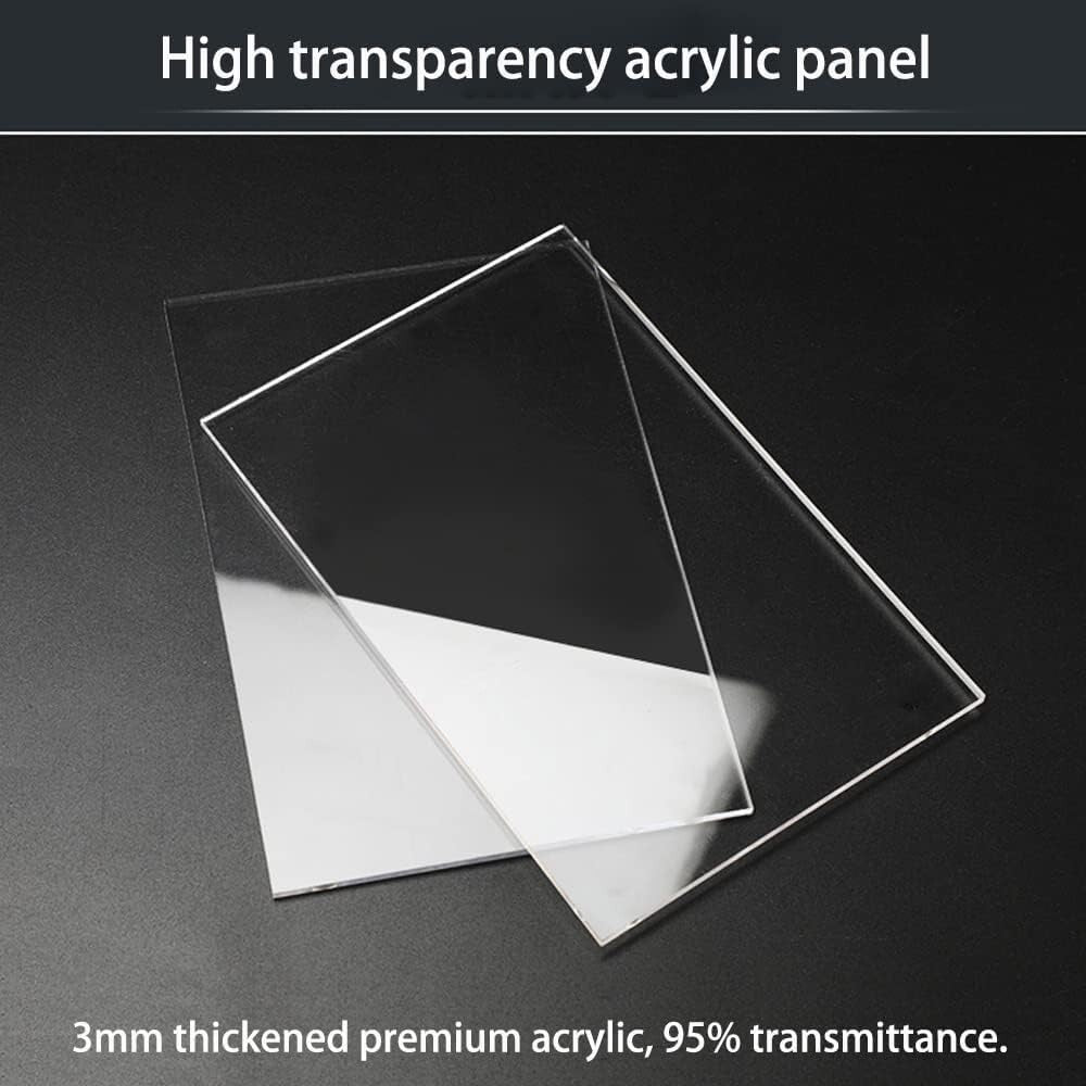 Modern 5-Tier Acrylic Showcase with Door & Wooden Base for Funko Pop Figures