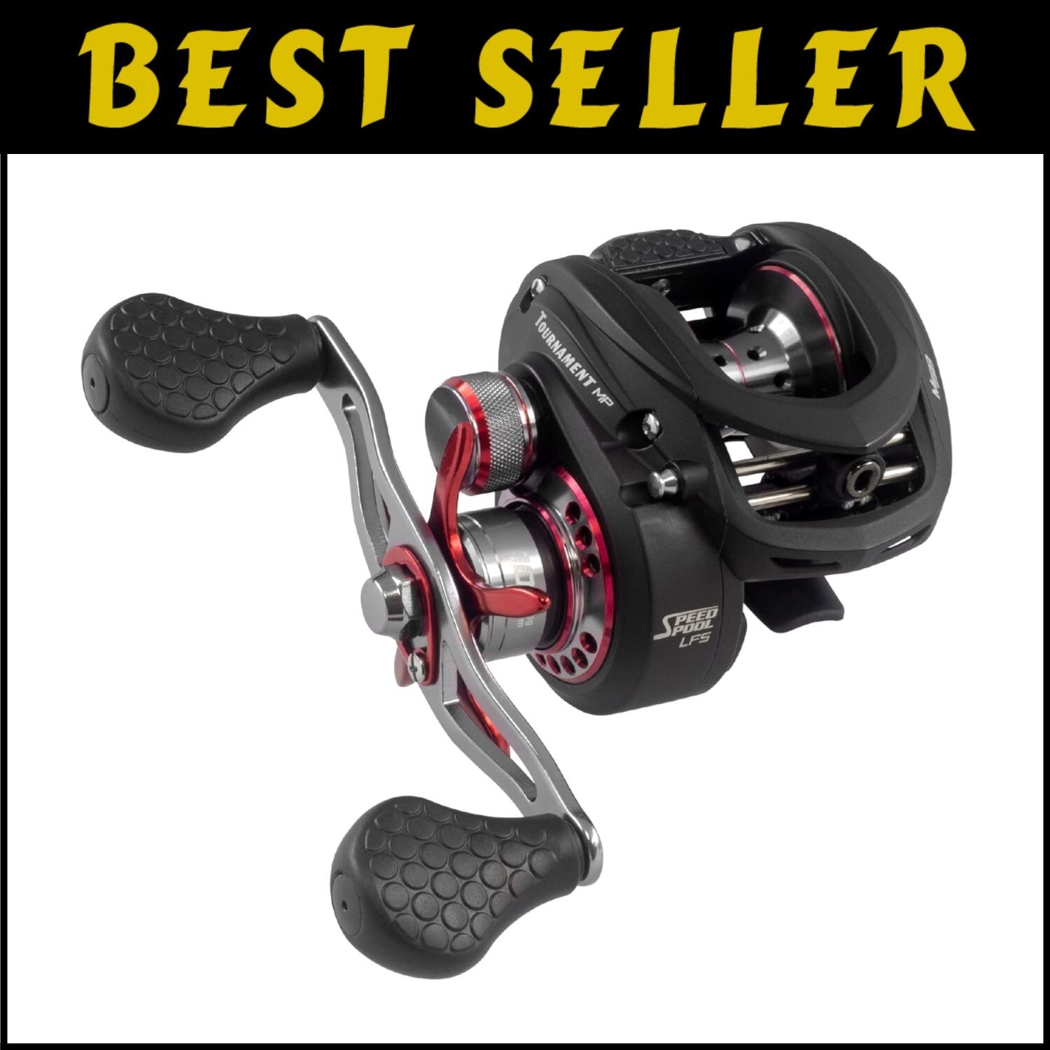 Premium 8.3:1 Baitcast Fishing Reel - 35'' Retrieve with 10 Ball Bearings