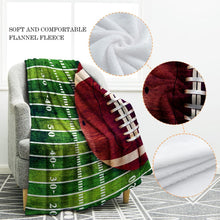 Load image into Gallery viewer, Versatile Football Blanket for Home and Travel - Lightweight &amp; Machine Washable