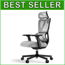 Load image into Gallery viewer, Ergonomic Big &amp; Tall Mesh Office Chair with Adjustable Headrest &amp; Lumbar Support