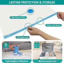 Load image into Gallery viewer, Premium Vacuum Storage Bags with Electric Pump | 30 Pack - Organize &amp; Save Space