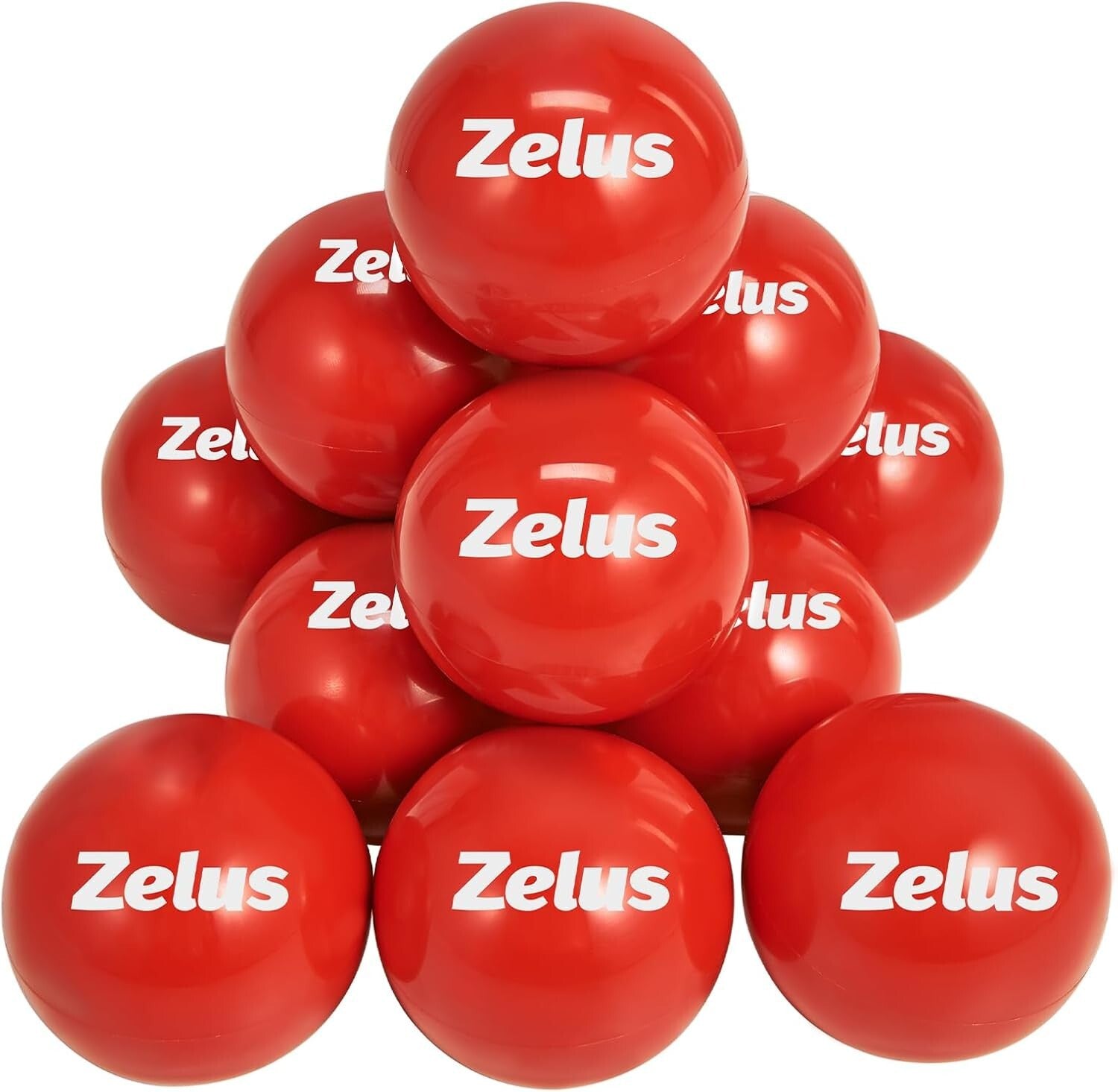 Bright Red 1 lb Weighted Balls - Perfect for Baseball & Softball Training