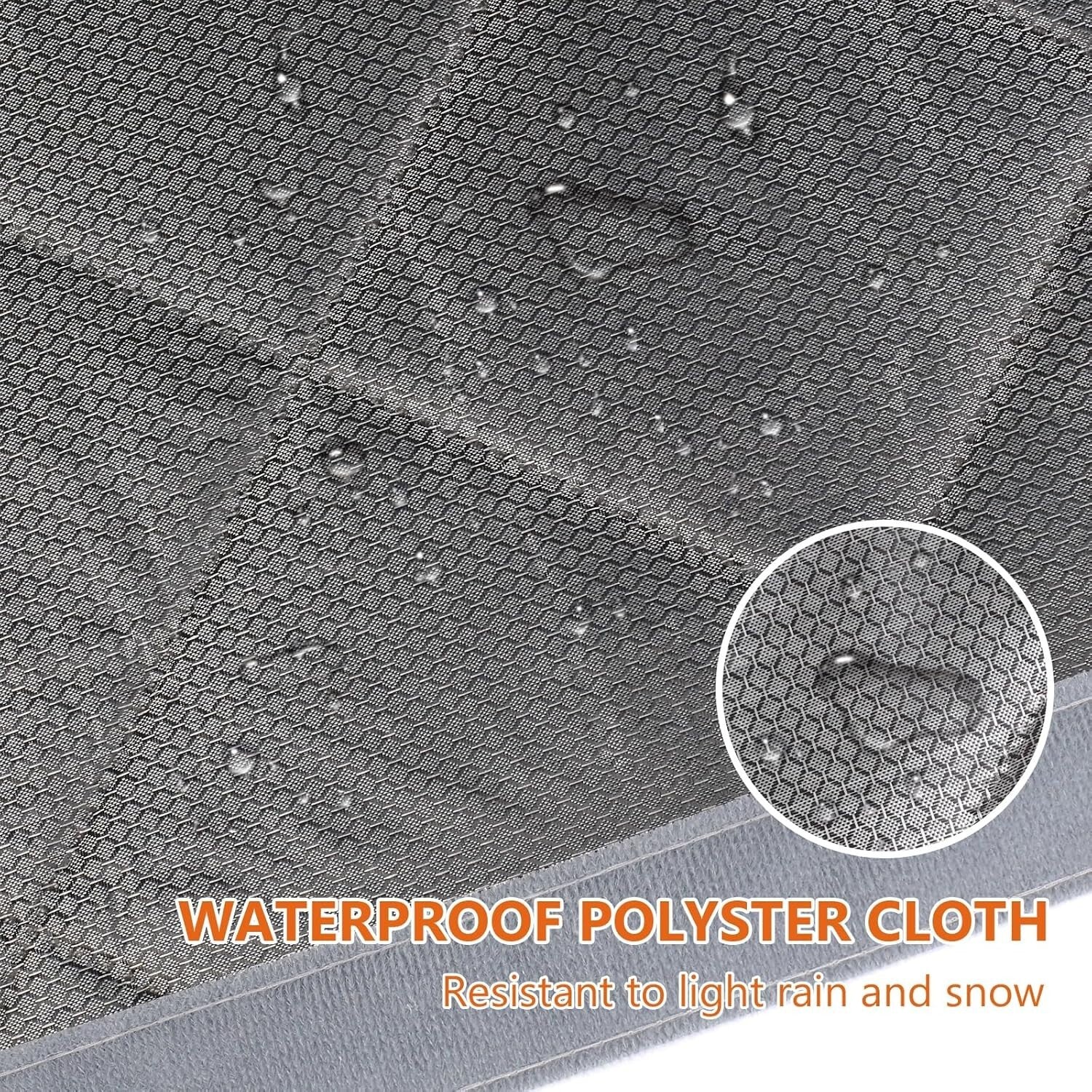 Elegant Gray Magnetic Thermal Insulated Curtain - Noise Reducing & Weatherproof