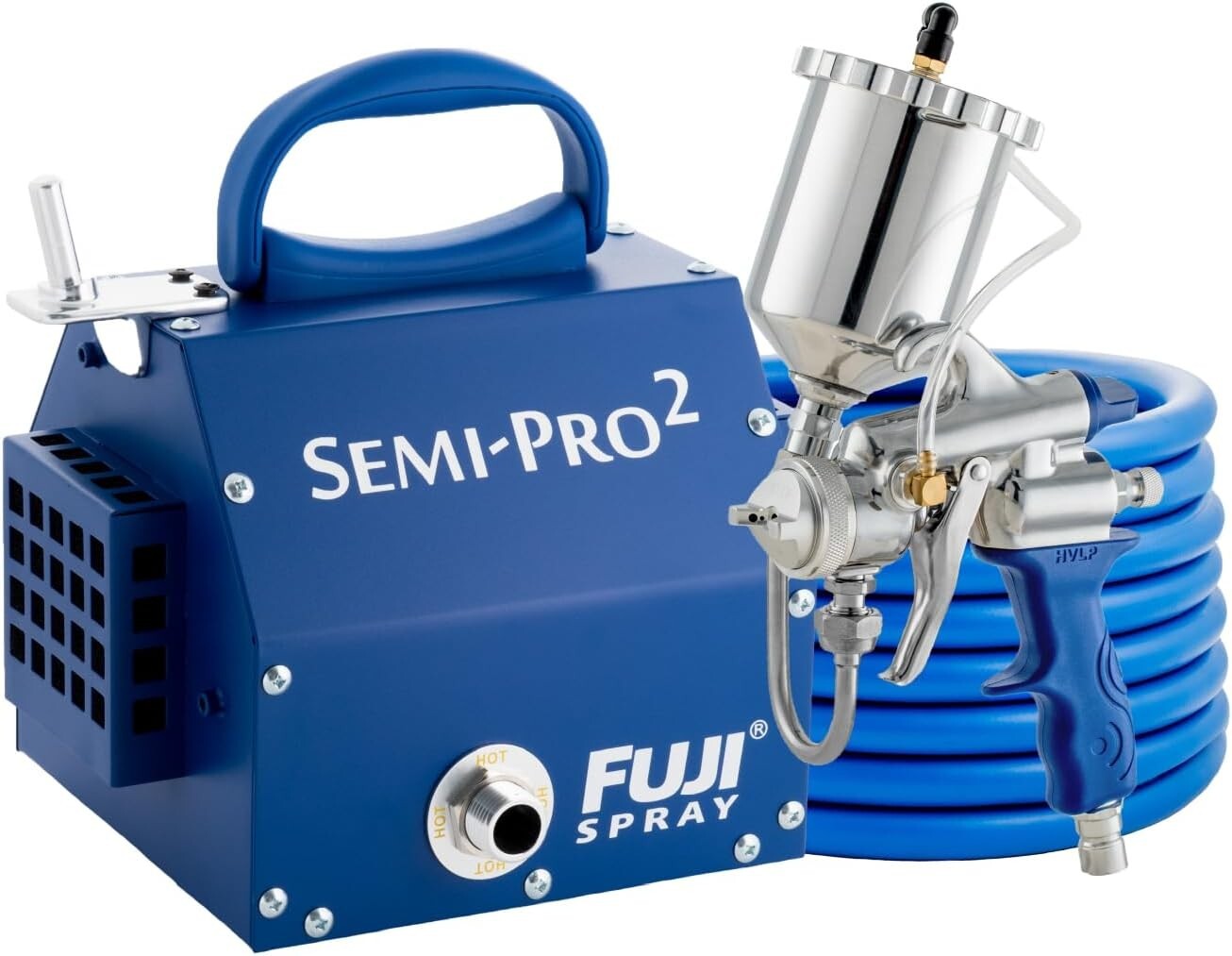 Semi-PRO 2 Gravity HVLP Spray Gun System with Lightweight Design & Accessories