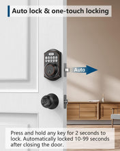 Load image into Gallery viewer, Smart Keyless Entry Deadbolt Lock with Keypad - Easy Install - Oil Rubbed Bronze