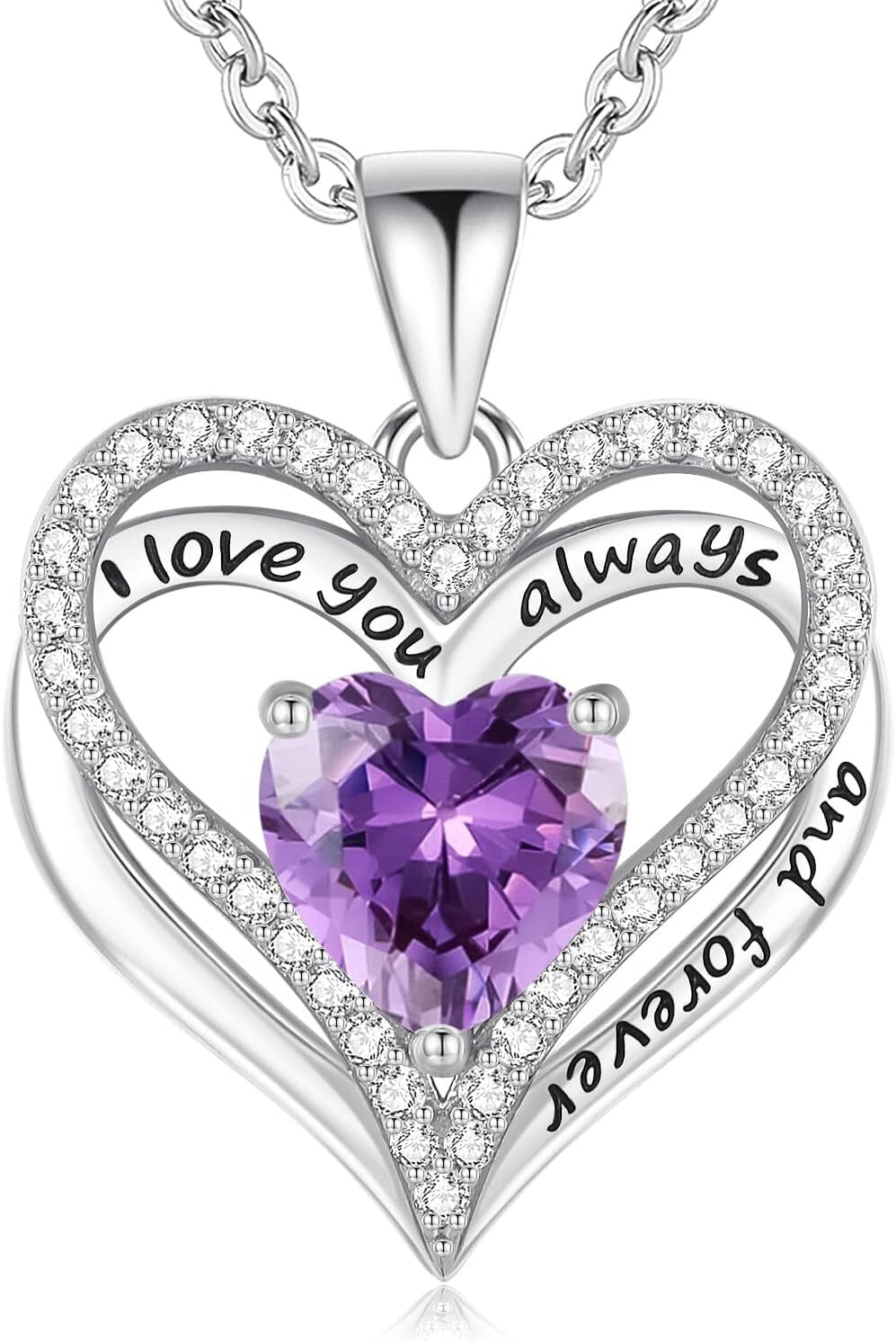 Customizable Birthstone Necklace in S925 Silver - Distinctive Gifts for Women