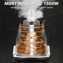 Load image into Gallery viewer, 1500W Powerful Garment Steamer With 2.4L Tank – Fast Heat-Up &amp; Portable Design