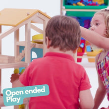 Load image into Gallery viewer, Skylar Wooden Dollhouse: 23.75-Inch with 20 Accessories &amp; 5 Dolls - Fun Playset