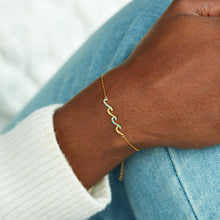Load image into Gallery viewer, Meaningful Wave Bracelet in S925 Silver for Daughters &amp; Moms - Thoughtful Gift