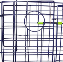 Load image into Gallery viewer, Blue 24-Inch Foldable Crab Trap with Marine-Grade Wire for Fishing Enthusiasts