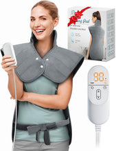 Load image into Gallery viewer, Rejuvenating Heating Pad for Neck &amp; Shoulders - 6 Settings with Washable Cover