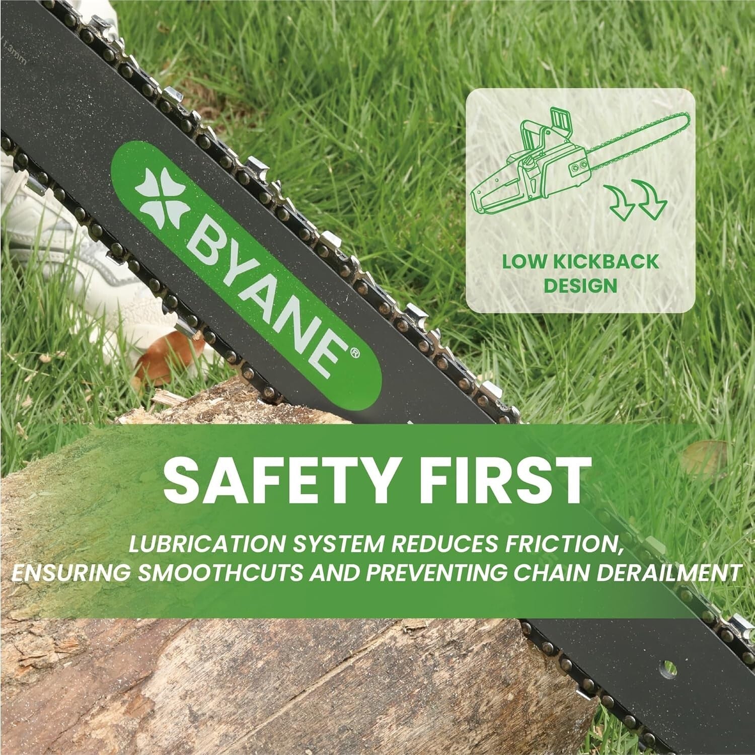 20-Inch Chainsaw Bar & Chain Combo - Fits Husqvarna, Poulan & More