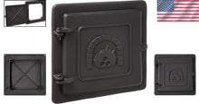 Load image into Gallery viewer, Heavy-Duty Hinged Cast Iron Clean Out Door 8x8 Inch - Insulation Ready