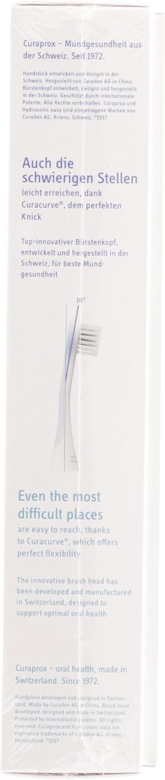 Hydrosonic Electric Toothbrush with Travel Case - Gentle & Efficient Cleaning