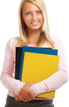 Load image into Gallery viewer, Vibrant 2-Pocket Paper Folders with Fasteners - Set of 100 in Assorted Colors