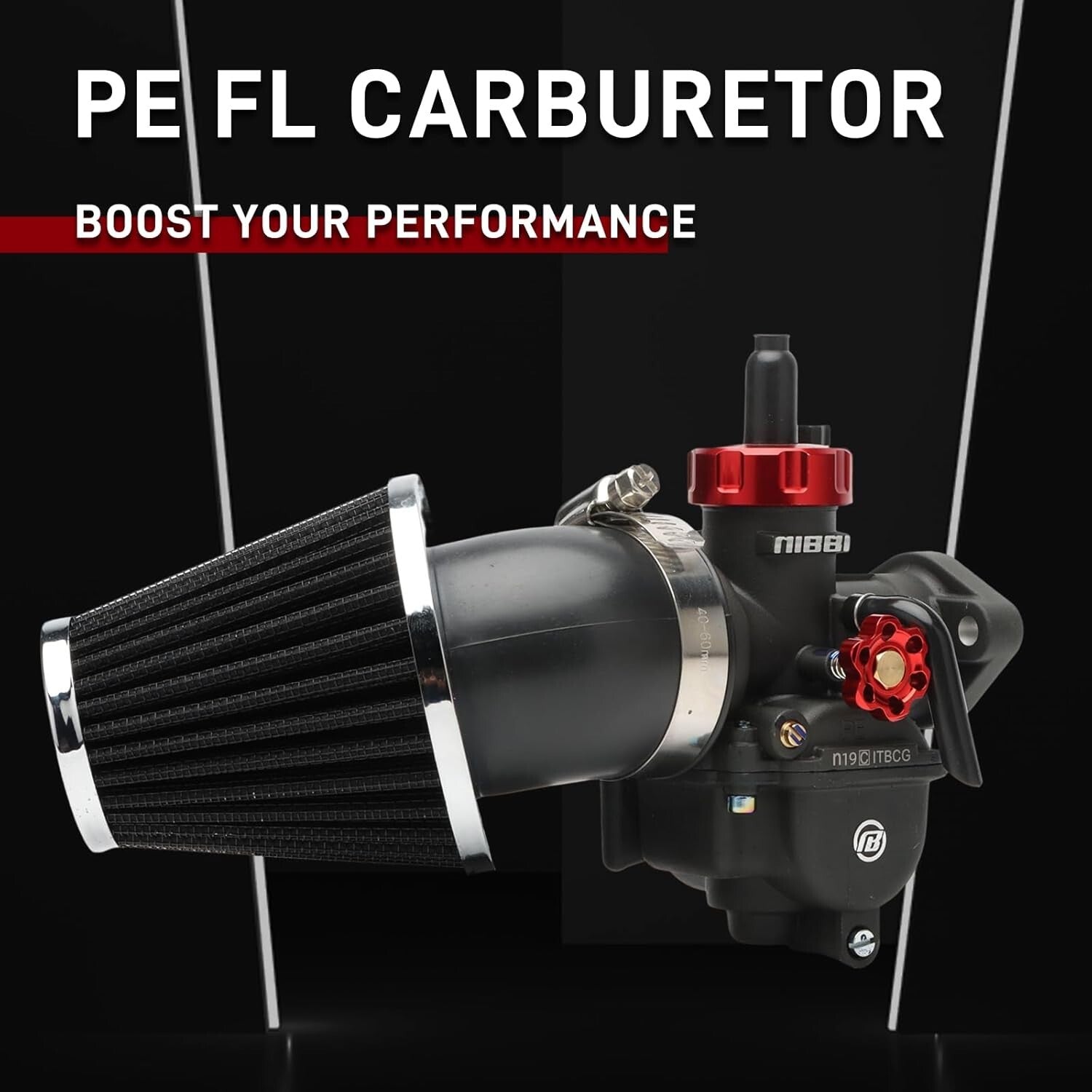 19mm PE Carburetor Kit - Upgrade Your Dirt Bike with Anodized Performance