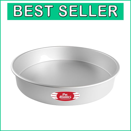 Heavy-Duty 16-Inch Round Cake Pan - Ideal for Layered Cakes & Deep-Dish