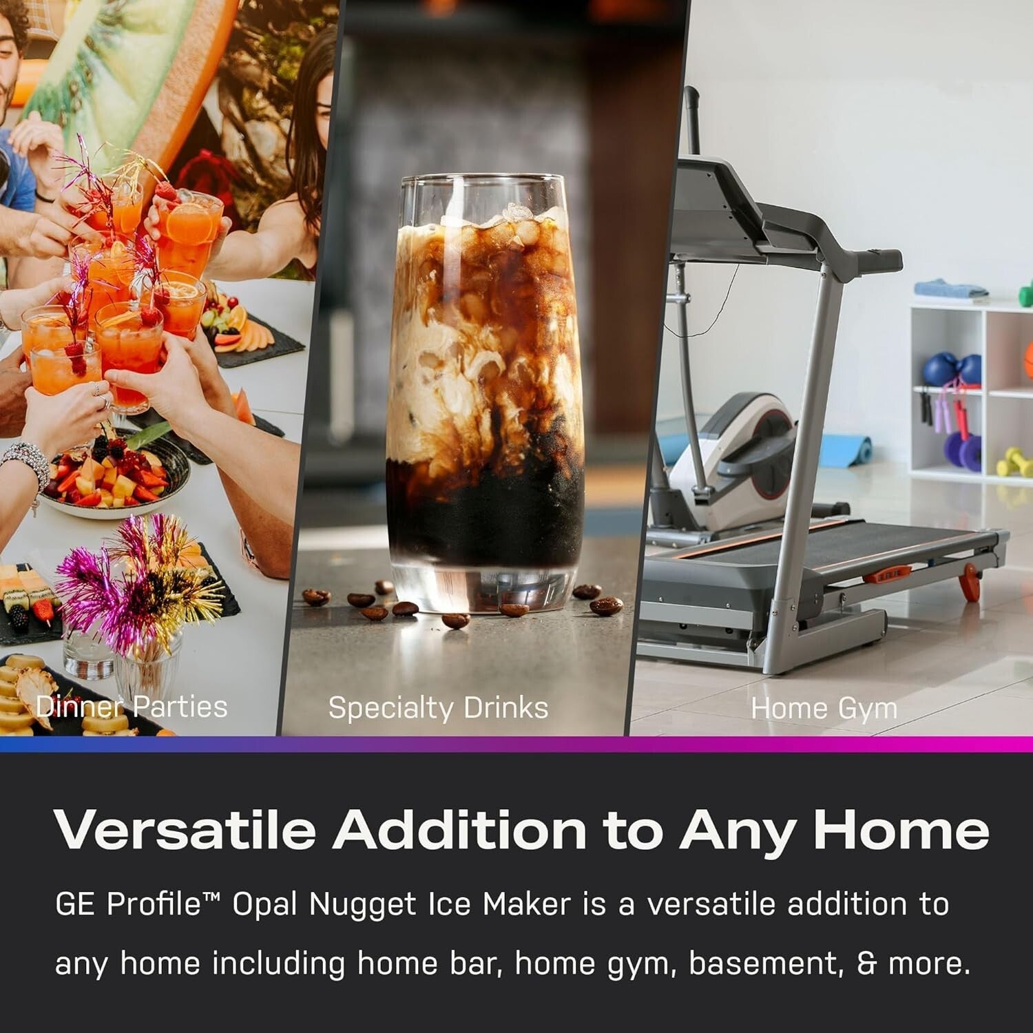 Fast-Production Countertop Ice Maker - 38 lbs of Chewable Ice with WiFi Control