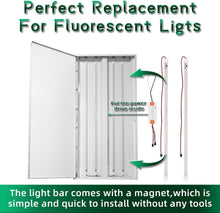 Load image into Gallery viewer, Energy Efficient! 4FT LED Retrofit Kit 36W Magnetic Mount - 5400 Lumens
