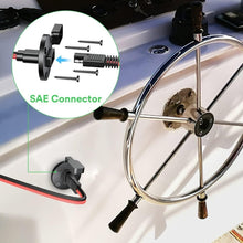 Load image into Gallery viewer, 10AWG Weatherproof SAE Connector Sidewall Port with Quick Connect Adaptors