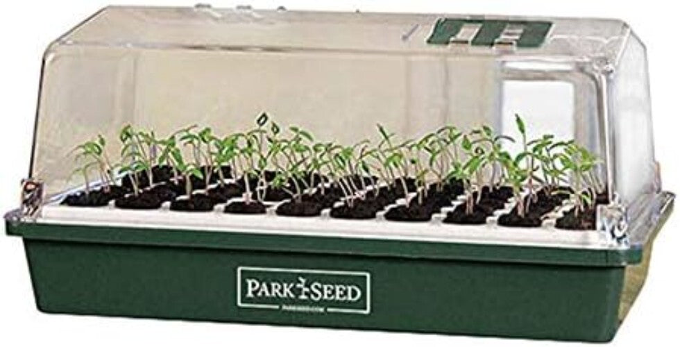 Lightweight Bio Dome Seed Starter with 60 Bio Sponges for Easy Transplanting