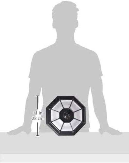 Flush Mount Black Ceiling Light, 30ft Motion Detection for Stylish Living Spaces