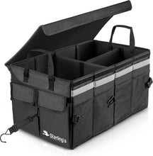 Load image into Gallery viewer, Heavy-Duty Car Trunk Organizer - Foldable Storage Box with Waterproof Bottom