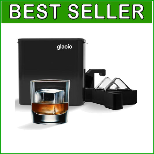 BPA-Free Silicone Whiskey Ice Cube Mold with Directional Freezing for Perfection