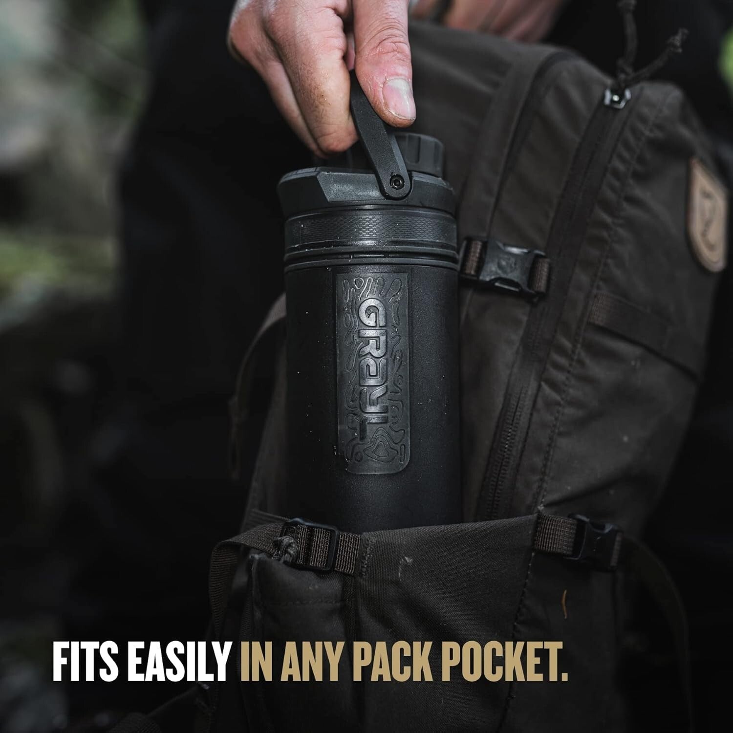 Effortless 16.9 oz Water Purifier Bottle - Clean Water for Outdoor Adventures