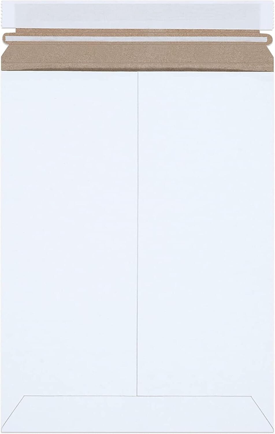 Self-Seal StayFlat Mailer Pack of 100 - 9" x 11.5" Durable Cardboard Envelopes