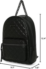 Load image into Gallery viewer, Women's Galilinia Medium Backpack - Stylish Black Synthetic Essentials Carrier
