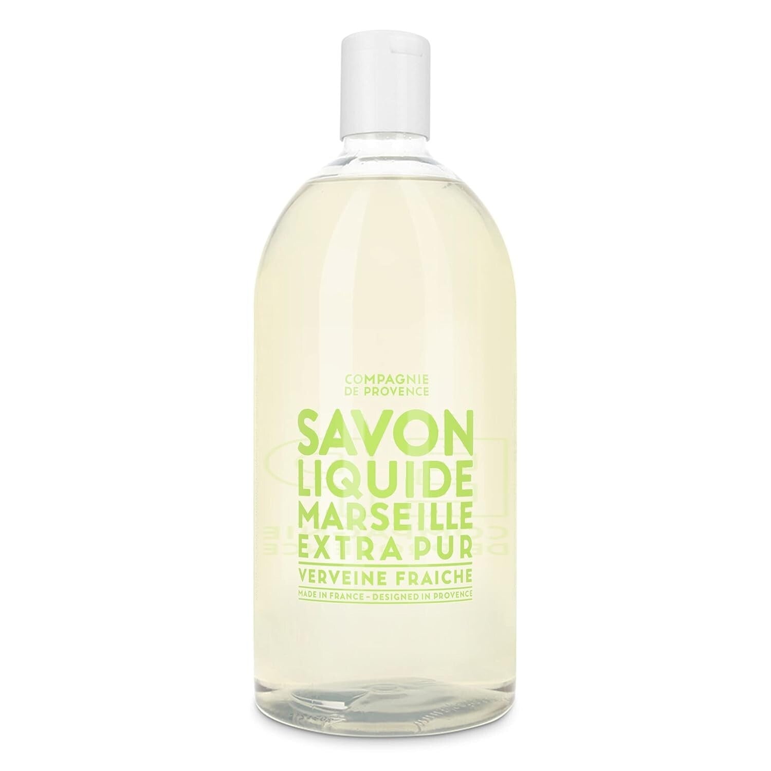 Savon de Marseille Liquid Soap Gift Set - Fresh Verbena 16.9 oz + 33.8 oz Refill