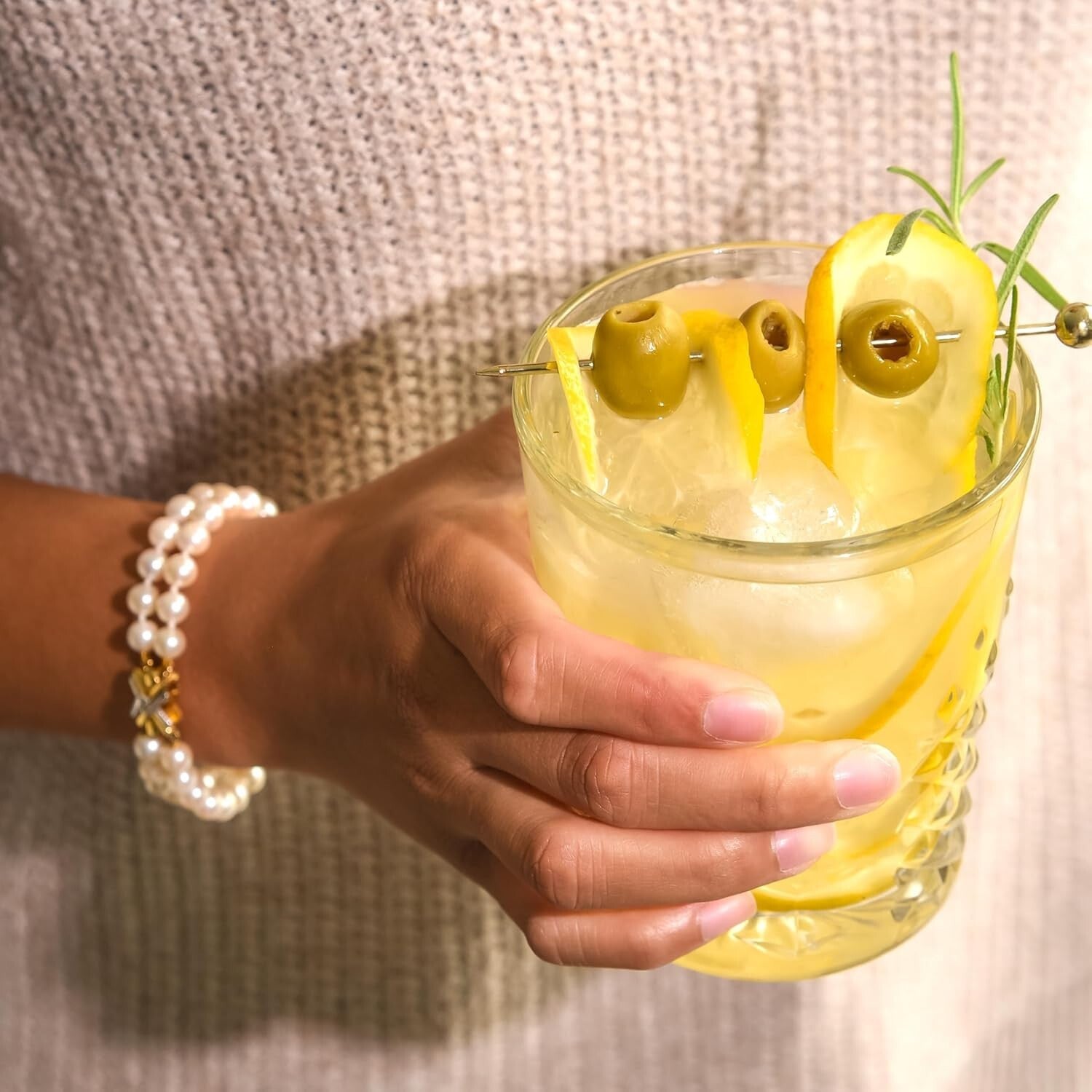 Delicious Green Olives, Lemon & Rosemary - Gluten-Free, Paleo-Friendly 30 Pack