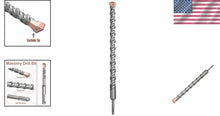 Load image into Gallery viewer, Alloy Steel 1-9/16 x 18 Inch Drill Bit with Carbide Tip for Concrete Work