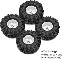 Load image into Gallery viewer, High-Performance 1.9" Mud Tires with Aggressive Tread for RC Crawler Vehicles