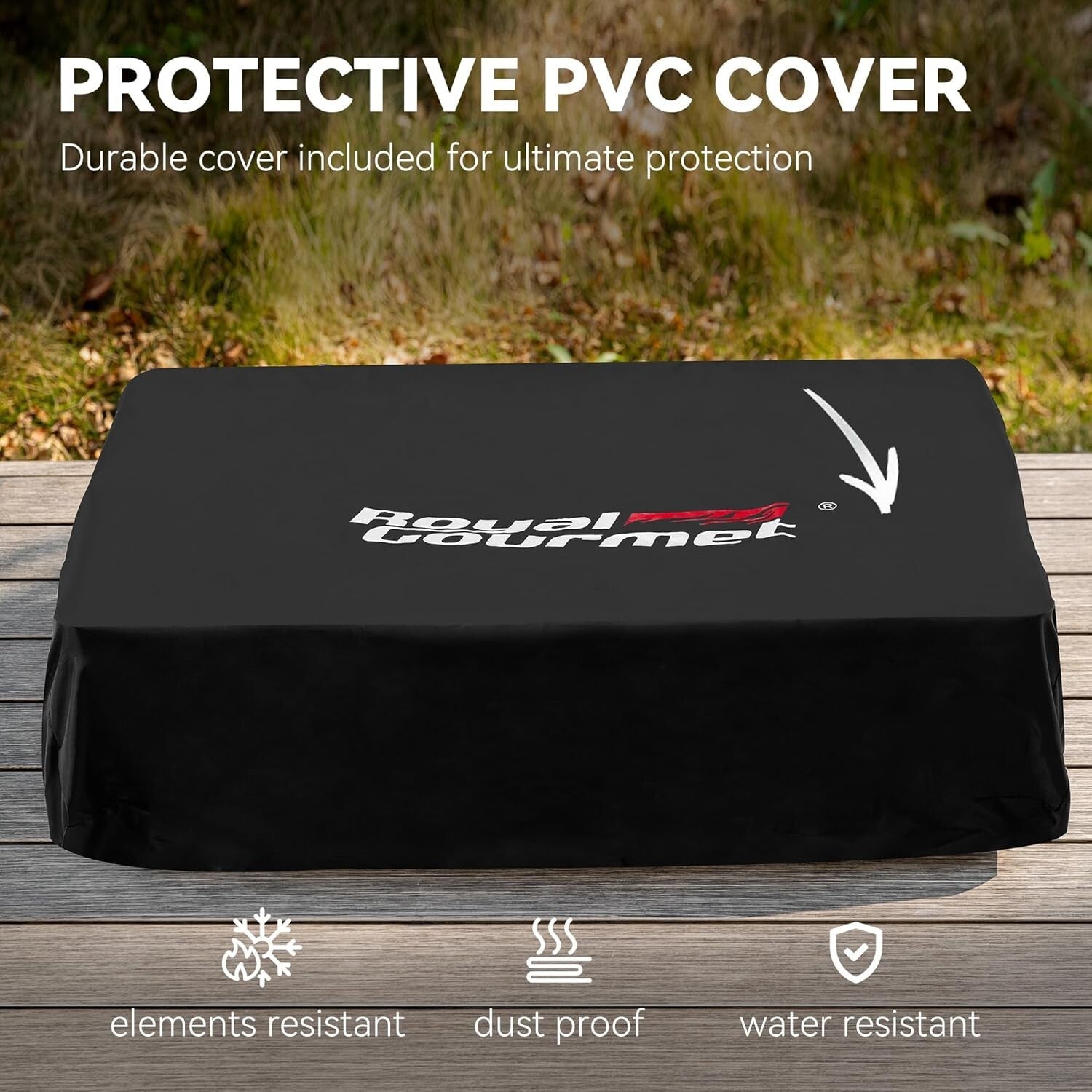 Portable Tabletop Gas Grill Griddle - 319 sq. in Cooking Area for Gatherings