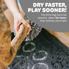 Load image into Gallery viewer, Luxurious Microfiber Dog Floor Runner - 60" x 30" Cool Grey, Absorbent &amp; Soft