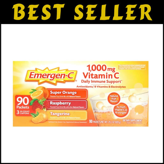 Caffeine-Free Tangy Tangerine Drink Mix - 90 Servings in Convenient Powder Form