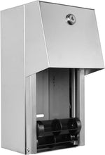 Load image into Gallery viewer, Versatile 304 Stainless Steel Toilet Paper Dispenser for High-Traffic Restrooms