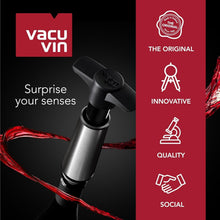 Load image into Gallery viewer, Black Wine Saver Pump with 11 Reusable Stoppers - Easy-to-Use Preservation
