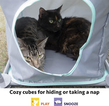 Load image into Gallery viewer, Outdoor Mega Cat Playset - Spacious &amp; Durable Mesh Jungle Gym for Cats